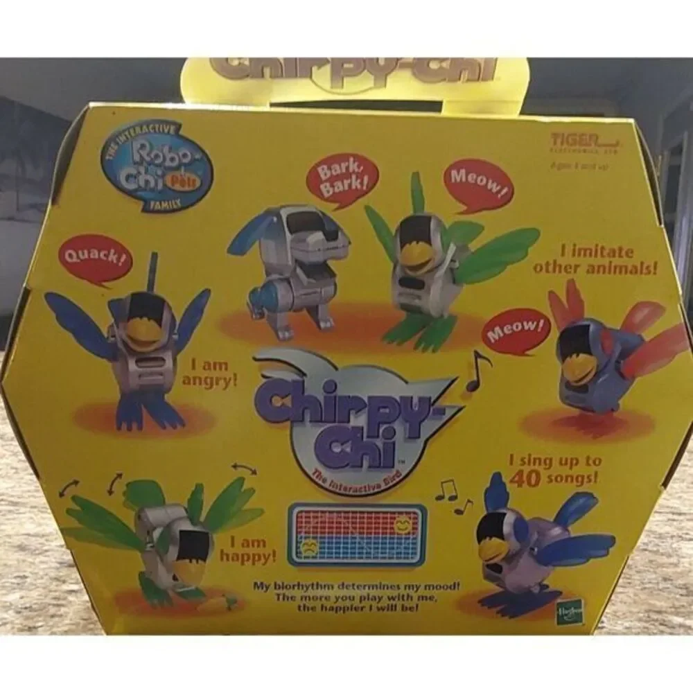 VTG Chirpy-Chi The Interactive Bird 2001 Sega Toys‎ Hasbro Tiger Electronics New